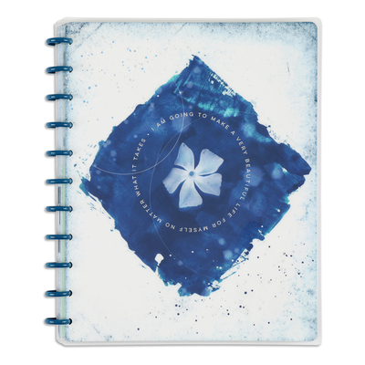 Cyanotype Big Notebook - Dot Grid Pages - 60 Sheets