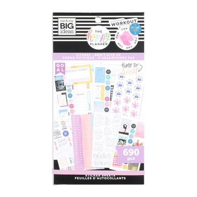 Value Pack Stickers - Fitness Don't Give Up